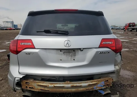 2008 Acura Mdx Technology из США, поврежденный, VIN 2HNYD28348H529096